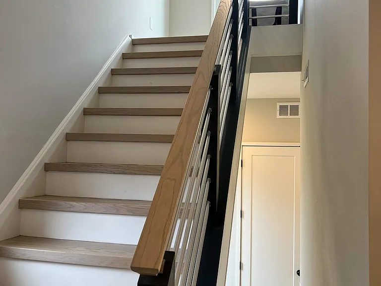 Stairs up to rooftop