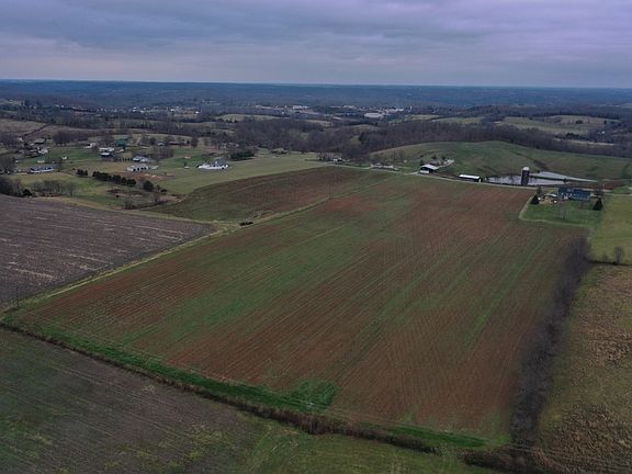 Aerial drone view from the southwest corner