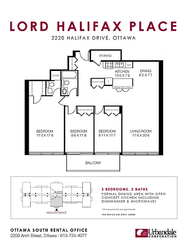 Floor plan 3DRAC