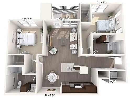 Floor plan B4-AC