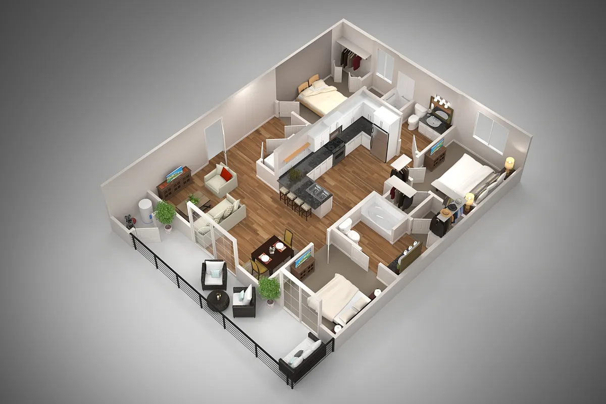 Floor plan 3A