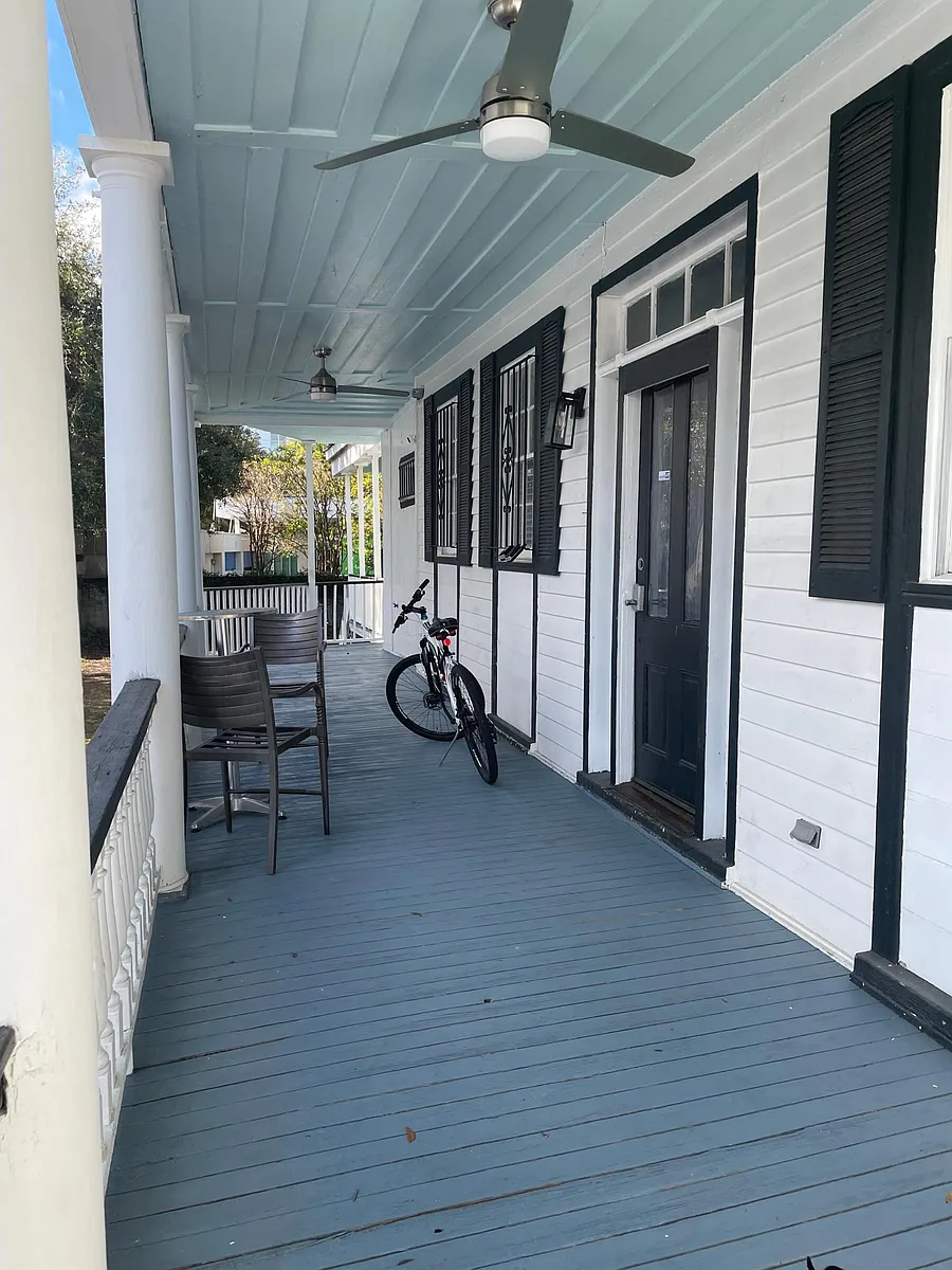 First Floor Porch - 31 Nassau St #B