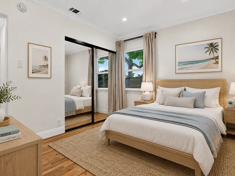 Back bedroom staged