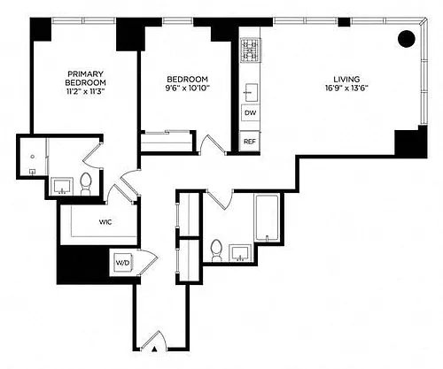Floor plan 2AE Penthouse East