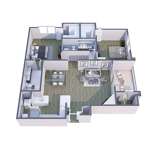 Floor plan B2 South