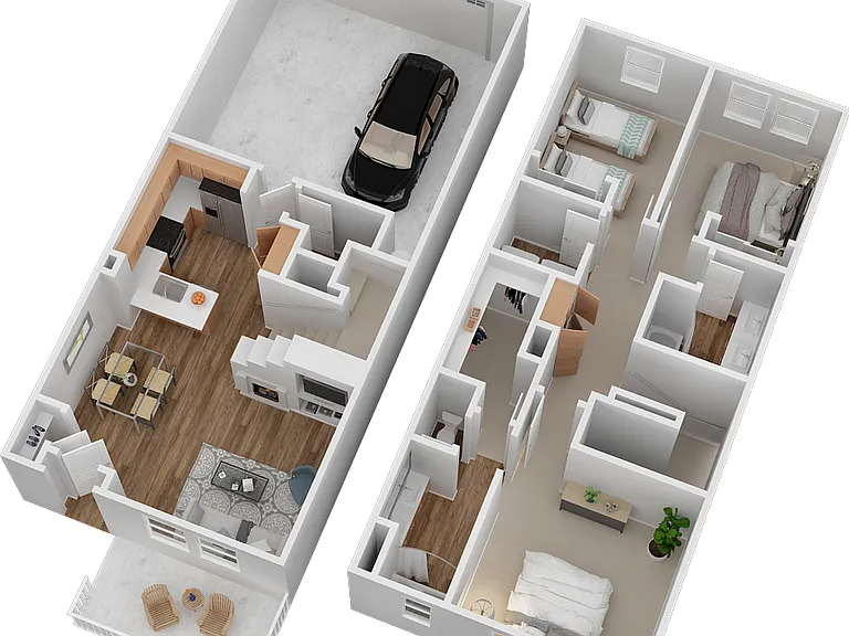 Hyde Park Floorplan Diagram