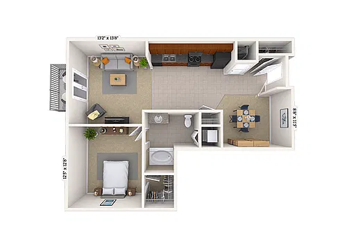 Floor plan Brawner