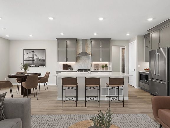 Homesite 48 Kitchen Dining - Virtually Staged