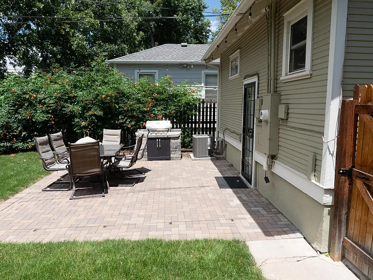 Backyard patio