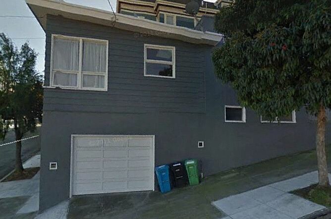 Corner house side view