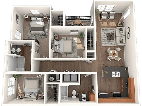 Floor plan Mt. Bierstadt Affordable