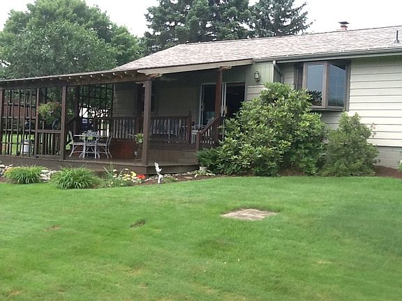 View of the back patio