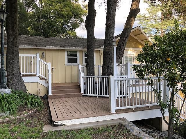 Front door and patio
