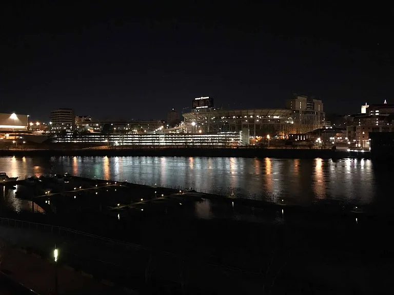 evening view off of balcony