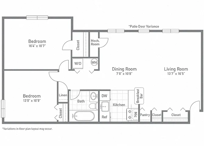 Floor plan The Sheldon