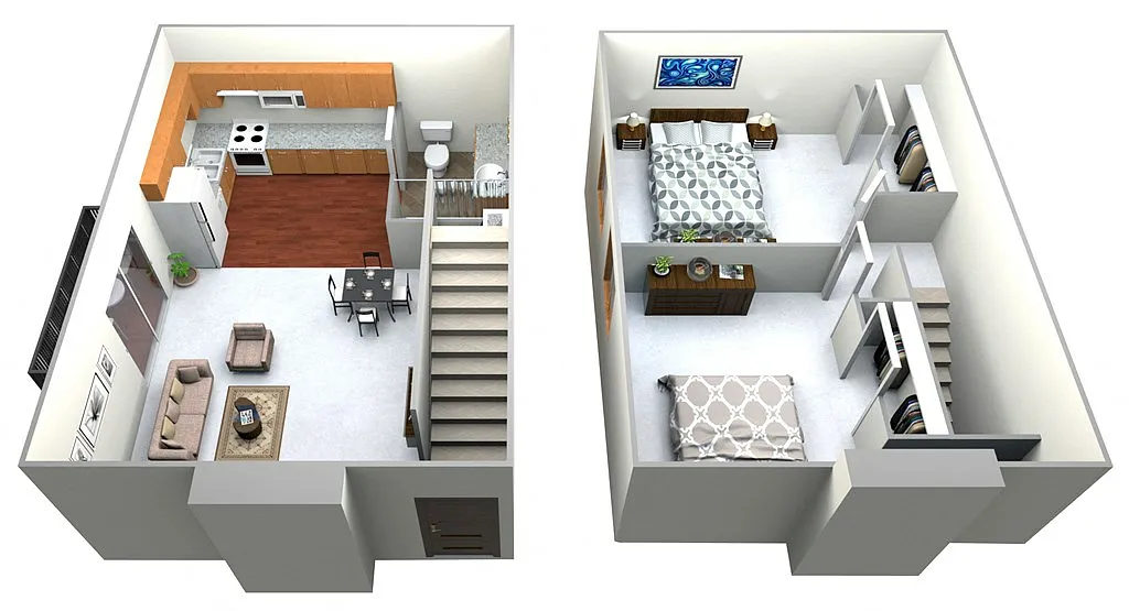 Floor plan 2 bedroom