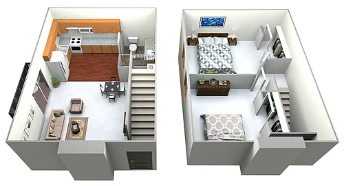 Floor plan 2 bedroom