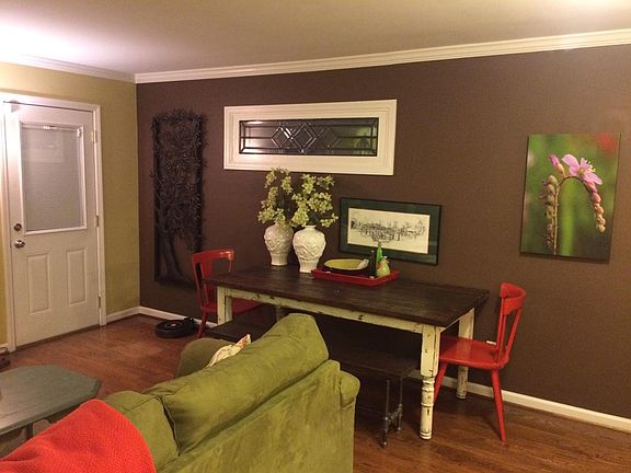 Dining area - has been painted neutral white