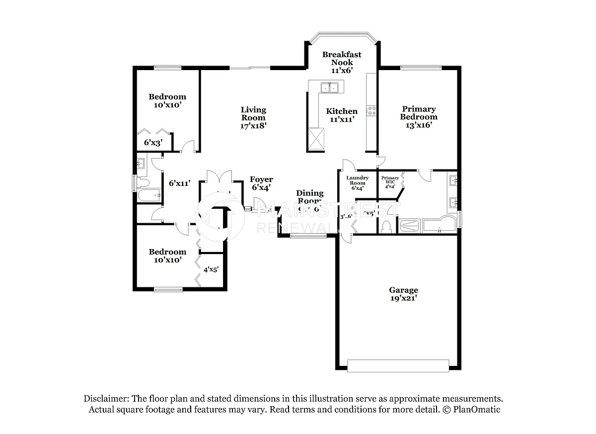 Floor Plan - 2613 Waterview Dr