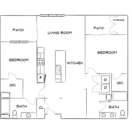 Floor plan Design 2D