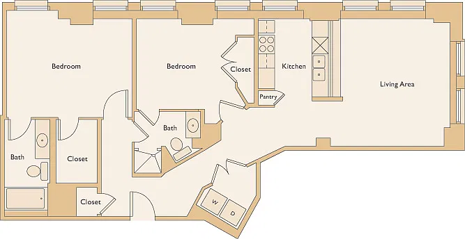 Floor plan 2C