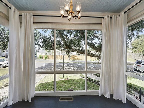 Glass enclosed porch