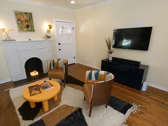 living room with TV
