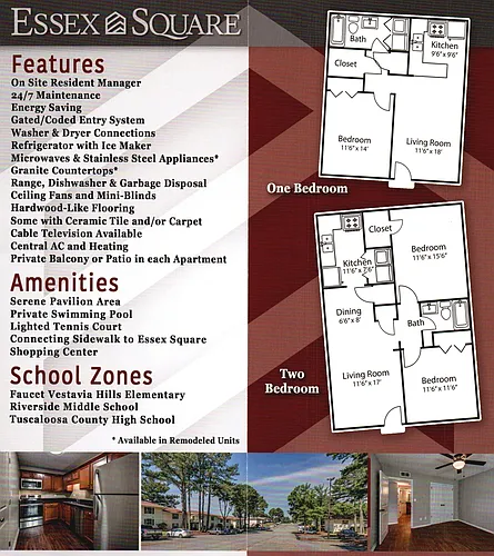 Floor plan Essex Square