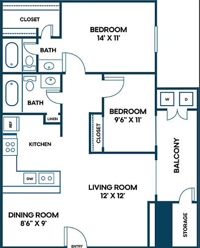 Floor plan B2