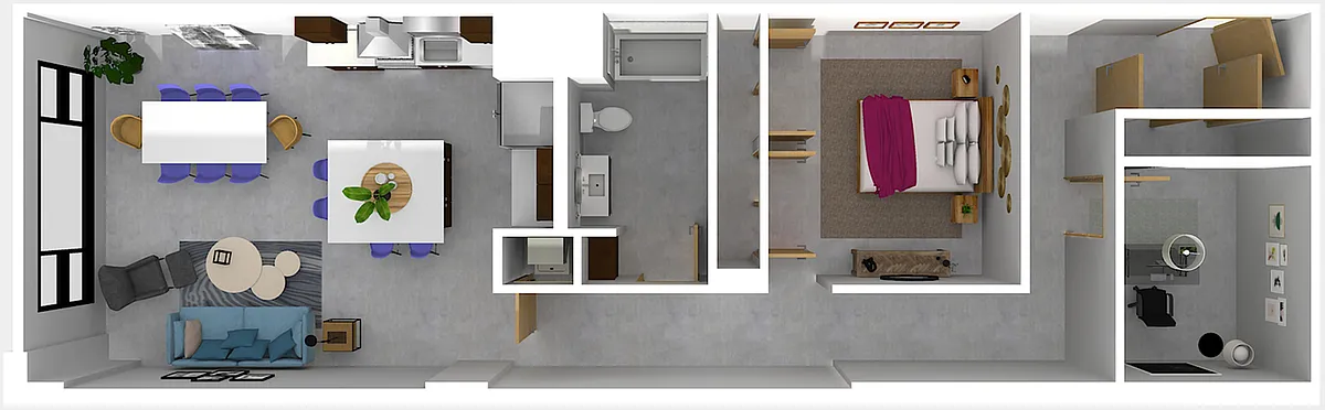 Floor plan The Lofts at 1111 Light