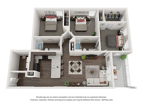 Floor plan The Farmville