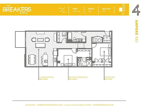 Floor plan Ampere Floor Plan