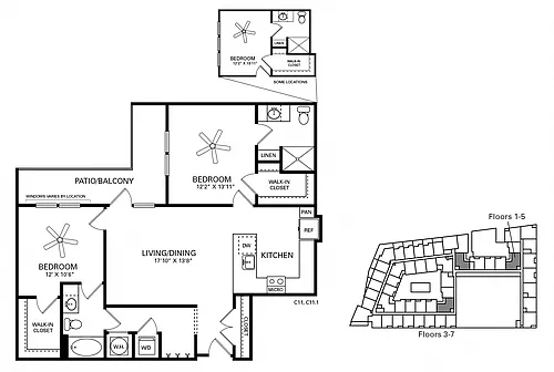 Floor plan Woollen