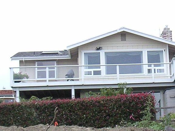 Back of home views to Sound