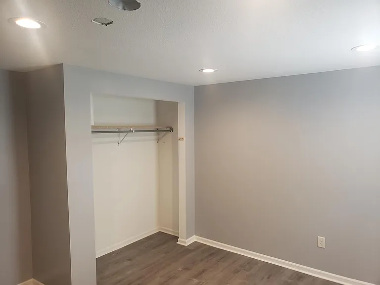 Bedroom 4 closet in the basement