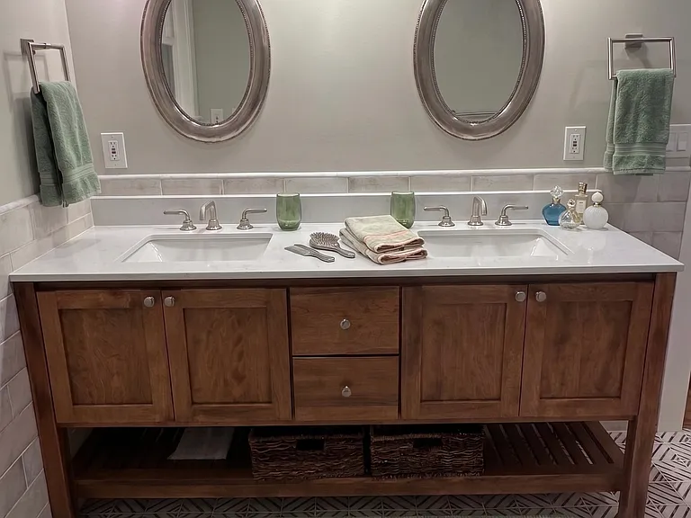 Double sink Vanity