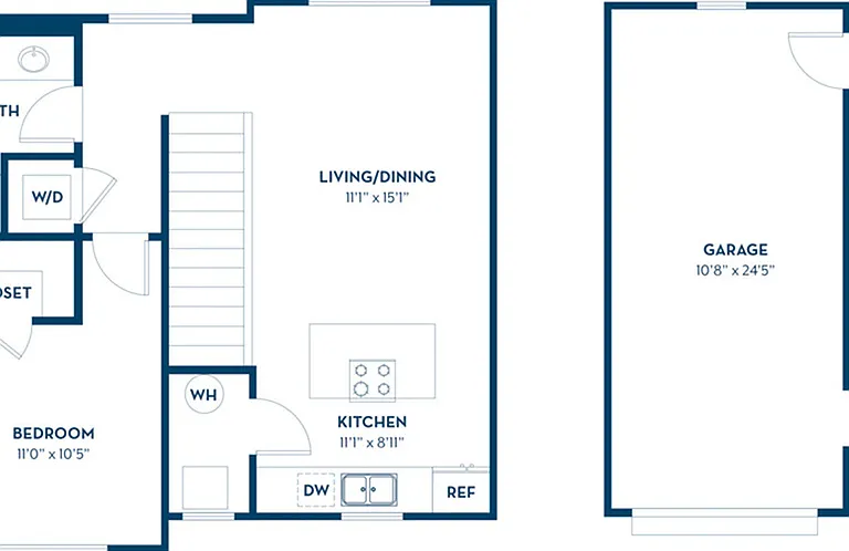 1 Bedroom | 1 Bath | 906 SF 1 Bedroom | 1 Bath | 906 SF