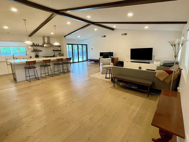 Living Room and Kitchen from Front door