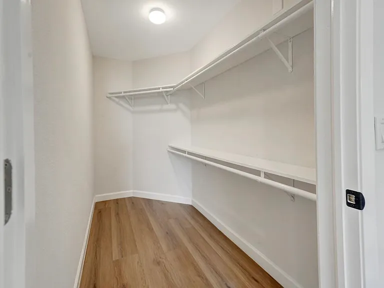 Master bedroom walk-in closet
