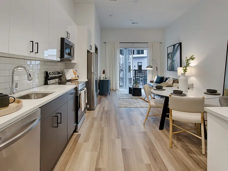 Find smart technology throughout, right from the threshold with a key fob entry system, to the very air with a smart thermostat from Honeywell.