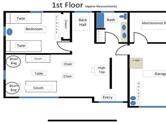 First floor layout