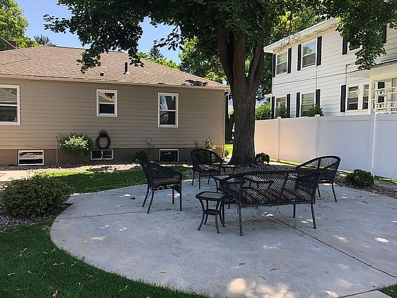 Back of house and patio