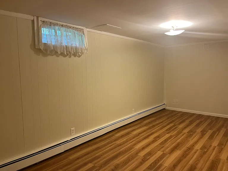 Bedroom with huge walk-in closet and storage space