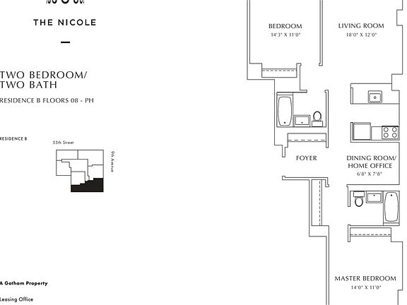2nd image of 400 W 55th St Ph B