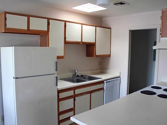 Bright kitchen with dining area