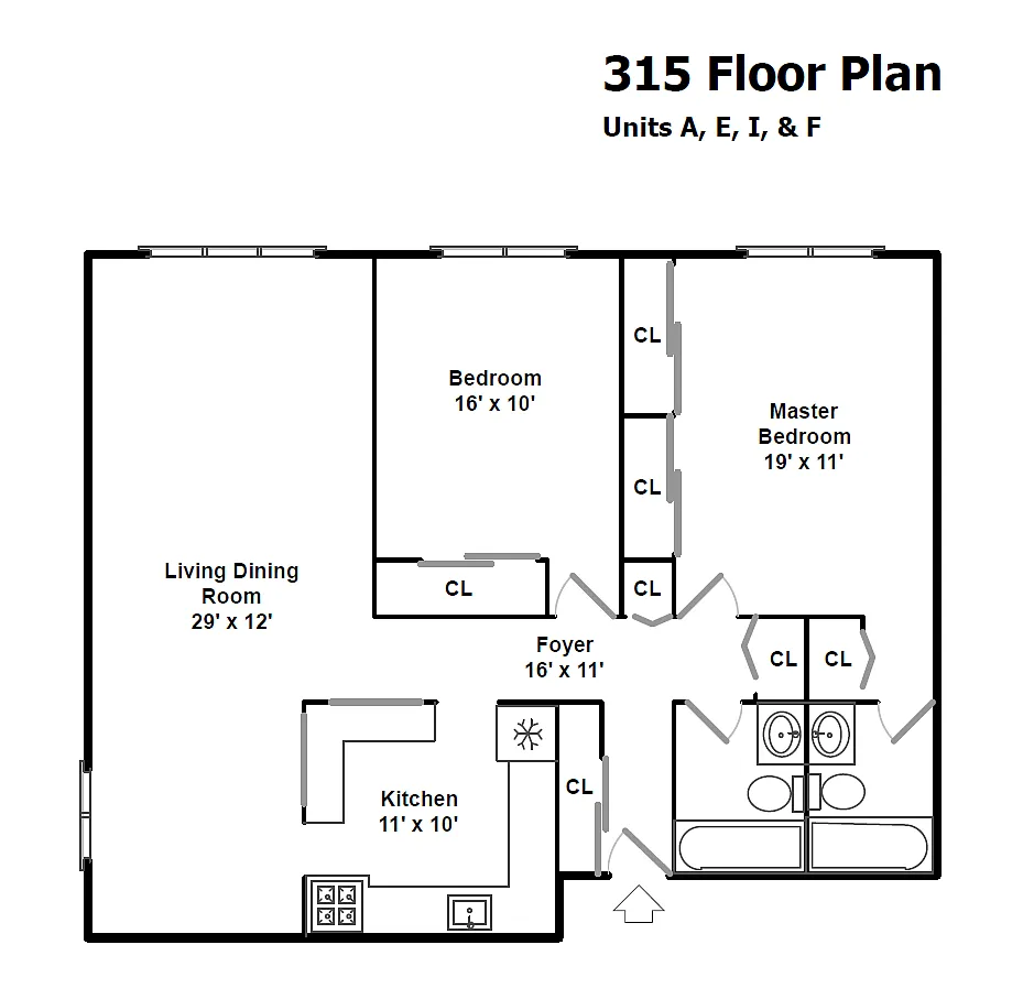 Floor plan 315-3E