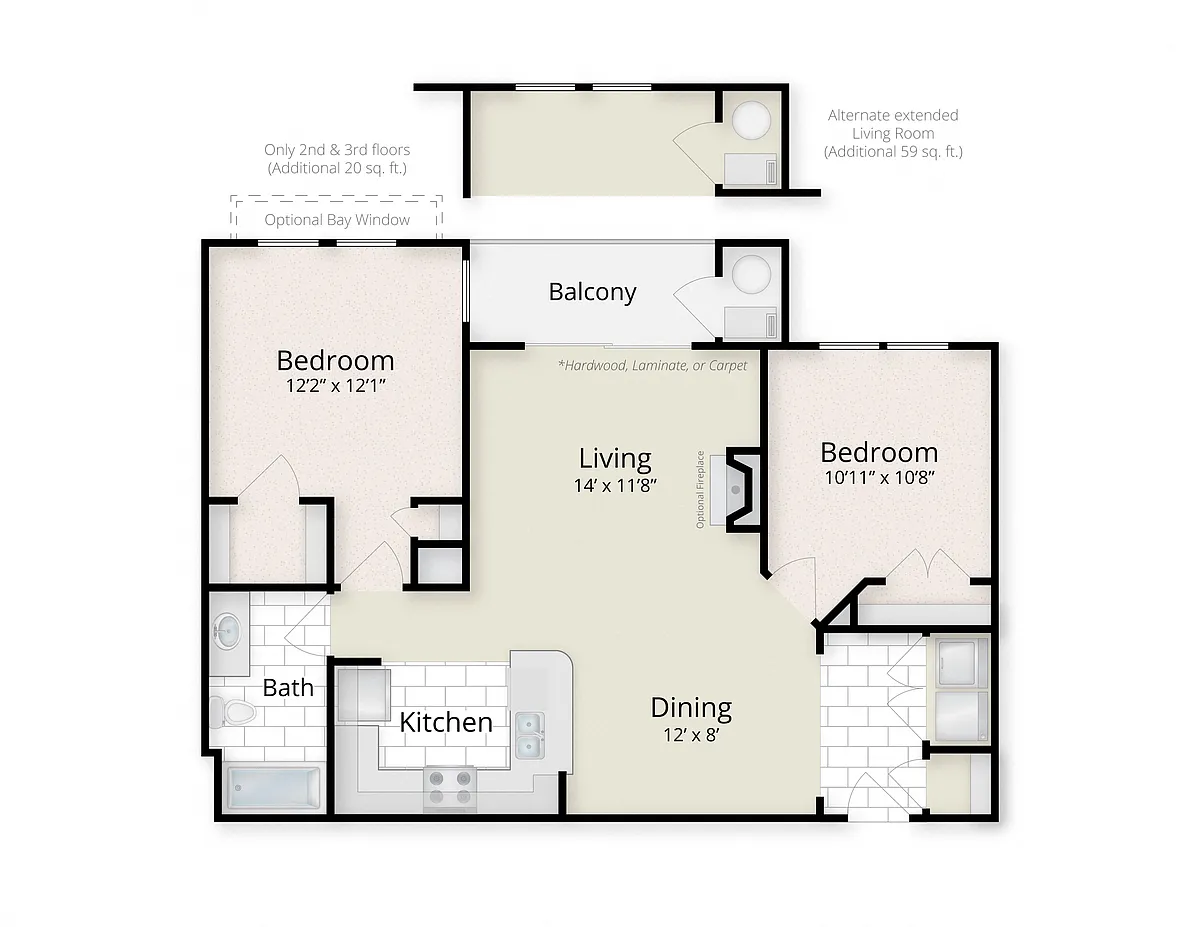 Floor plan Redwood