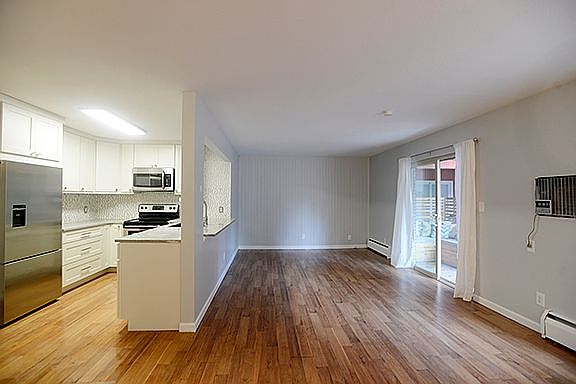 Living room and kitchen