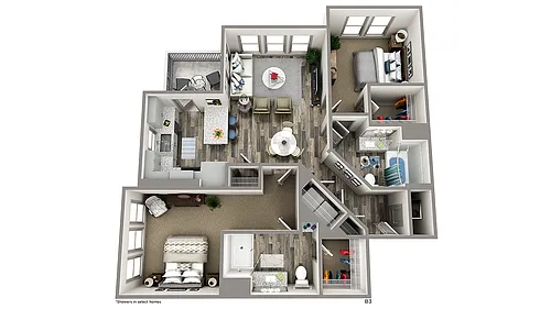 Floor plan B3