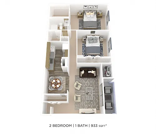 Floor plan Two Bedroom